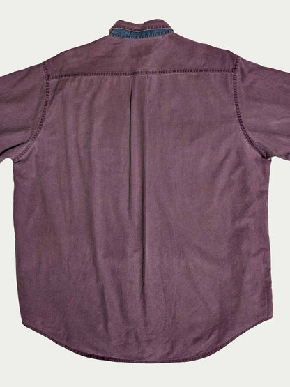 The Violet-Turquoise Snap-Fasteners Shirt