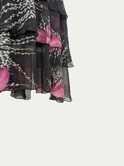 The Layered Festive Floral Dress