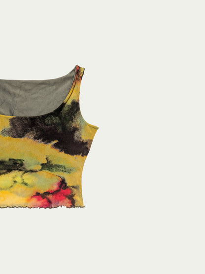 The Impressionist Garden Mesh Top