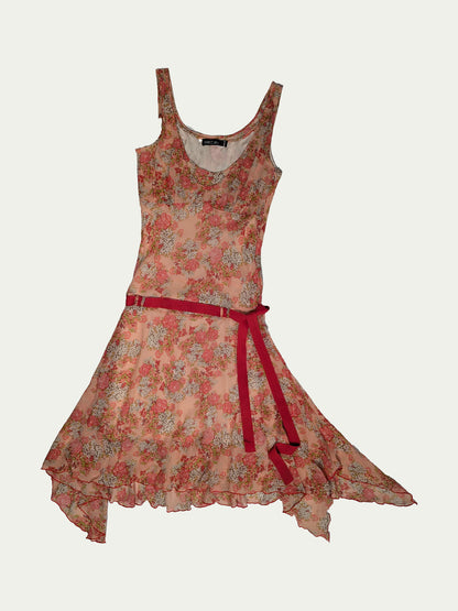 Marc Cain Asymmetrical Silk Dress