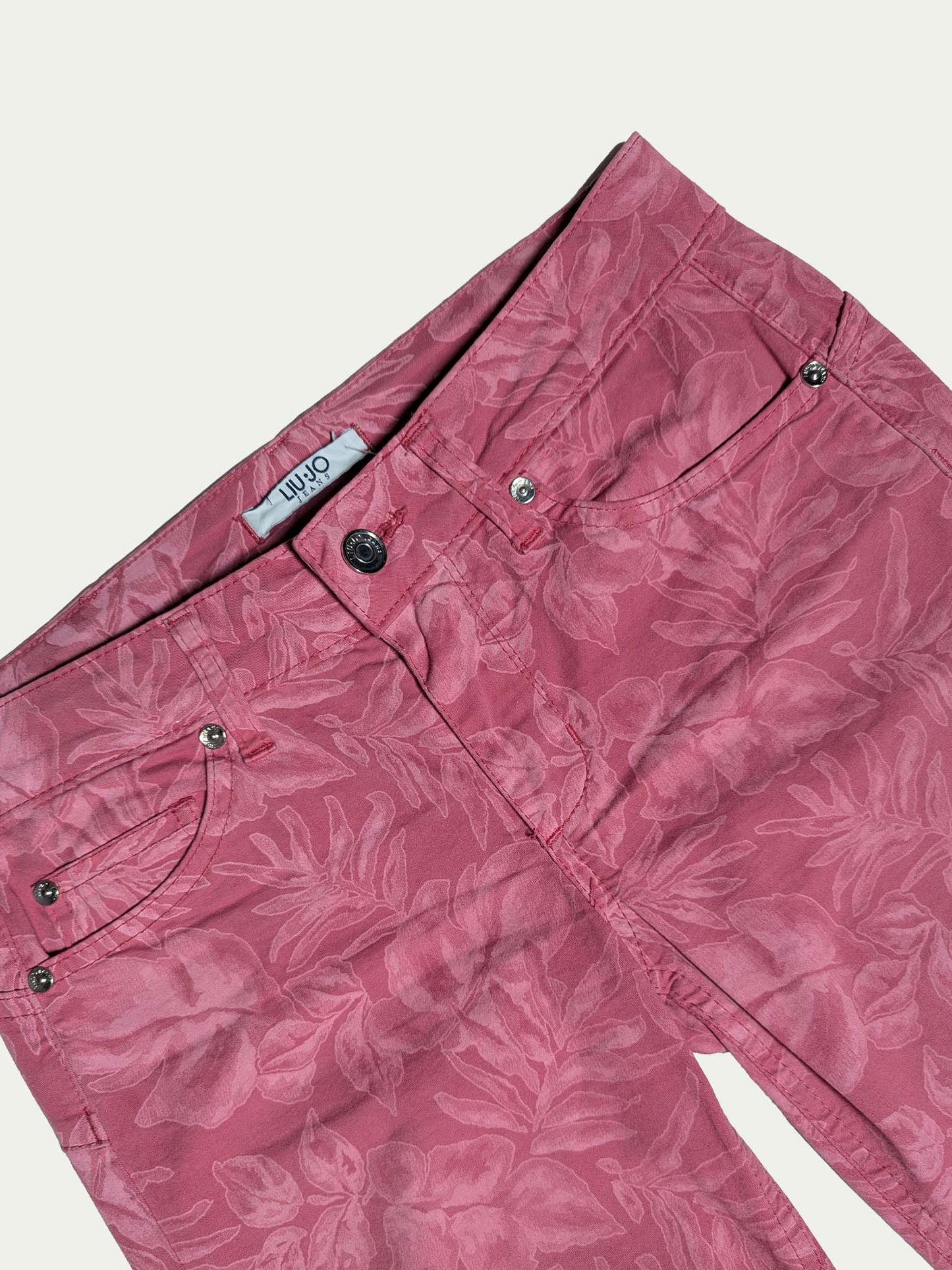 LIU-JO Pink Capri Pants