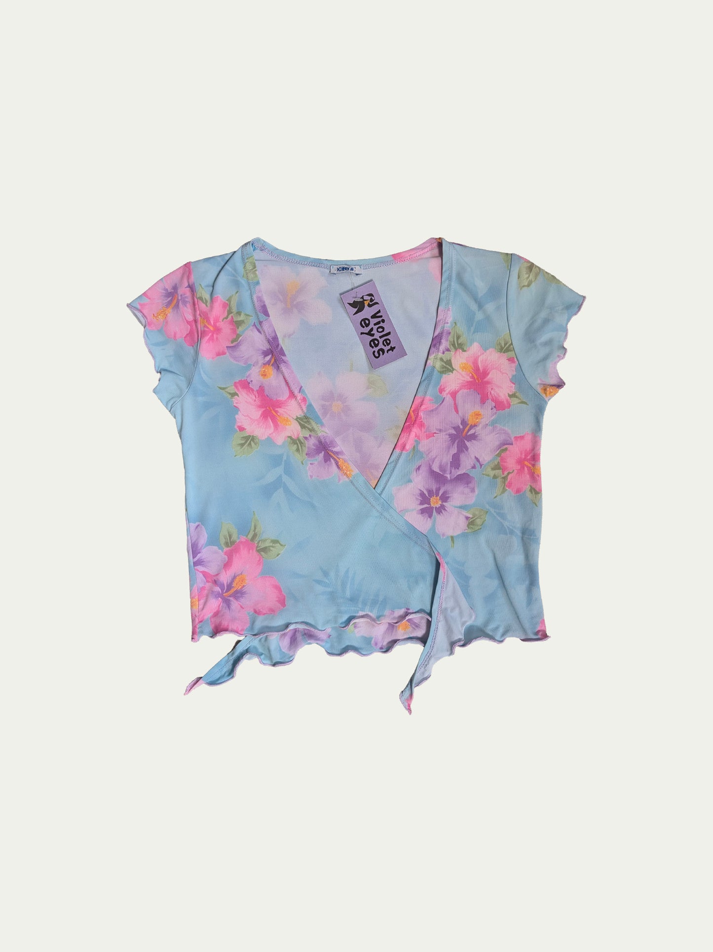 The Onyx Pastel Tie Top