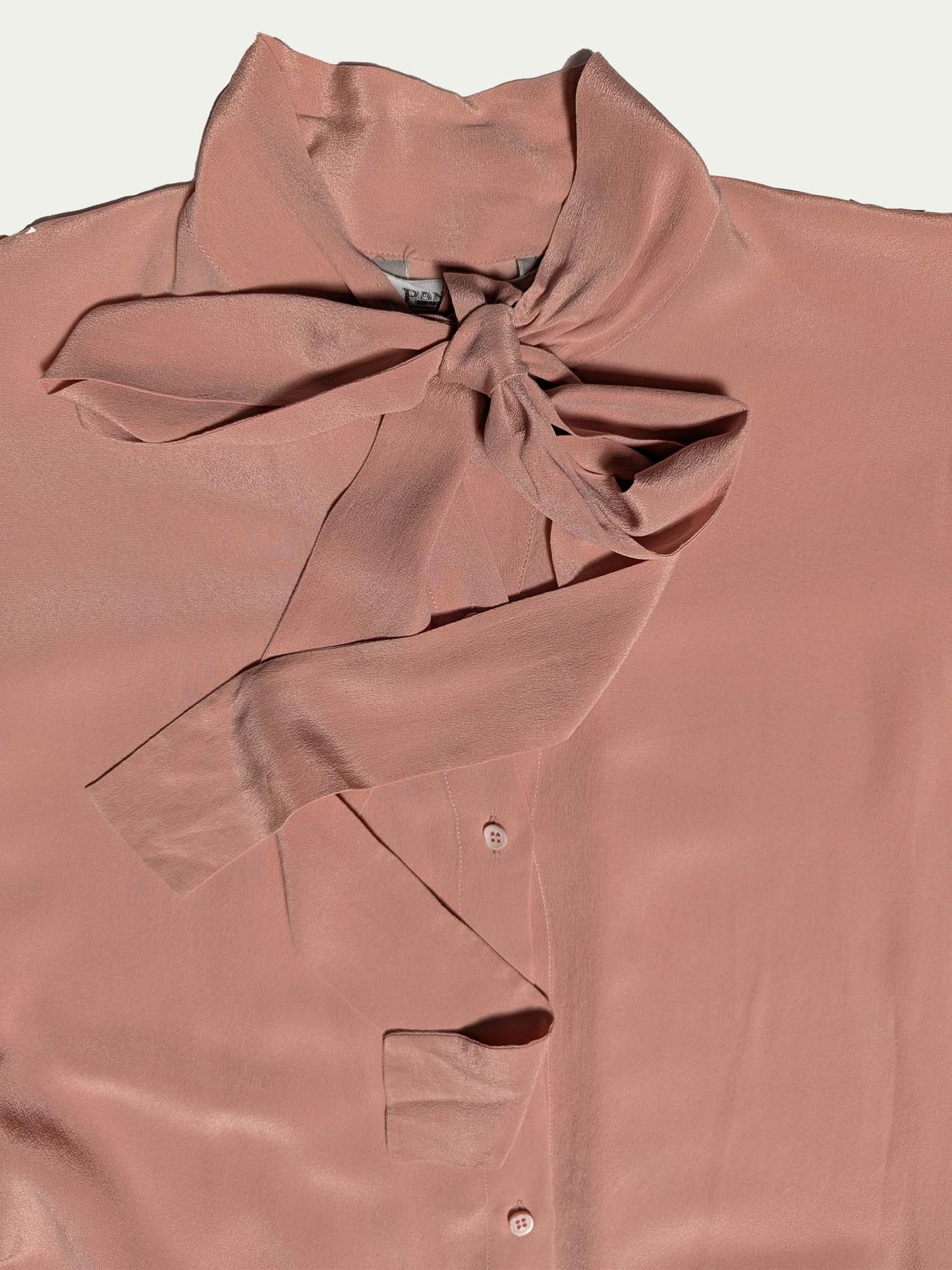 The Smokey Pink Silk Blouse