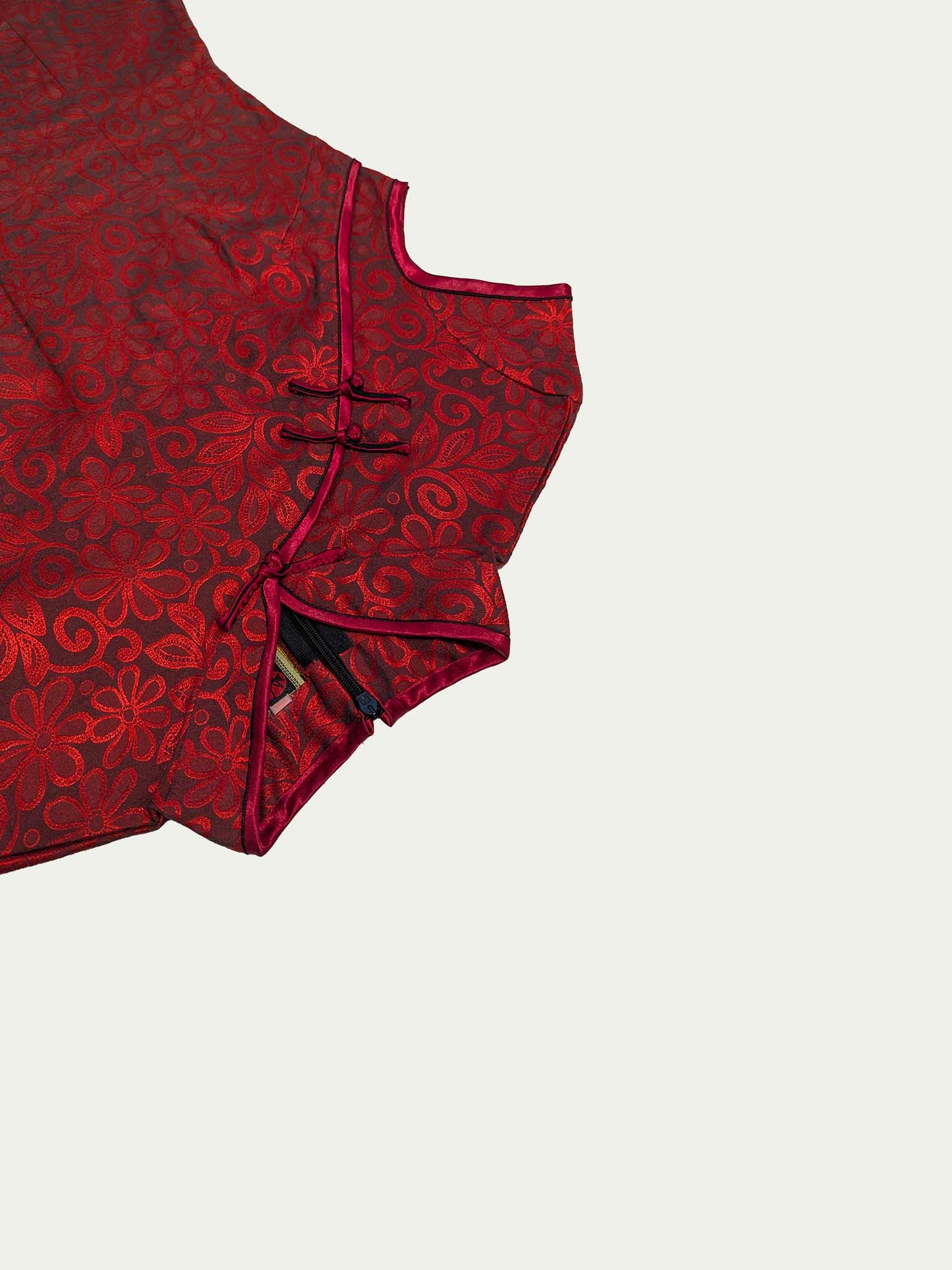 The Red Chinese Mini Dress