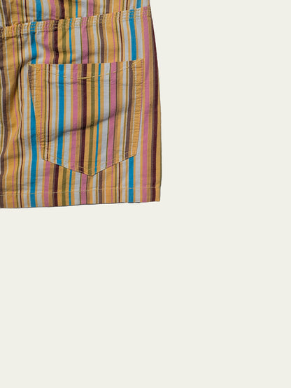 The Pastel Striped Mini Skirt