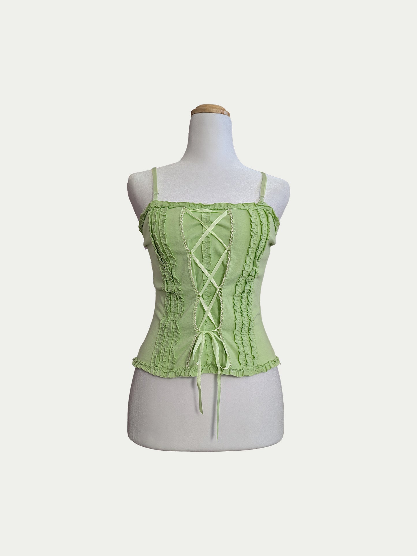 The Green Corset Top