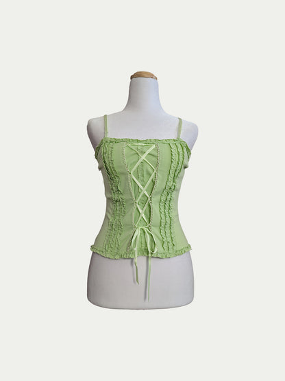 The Green Corset Top
