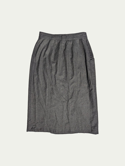 Belfe & Belfe Wool Wrap Skirt