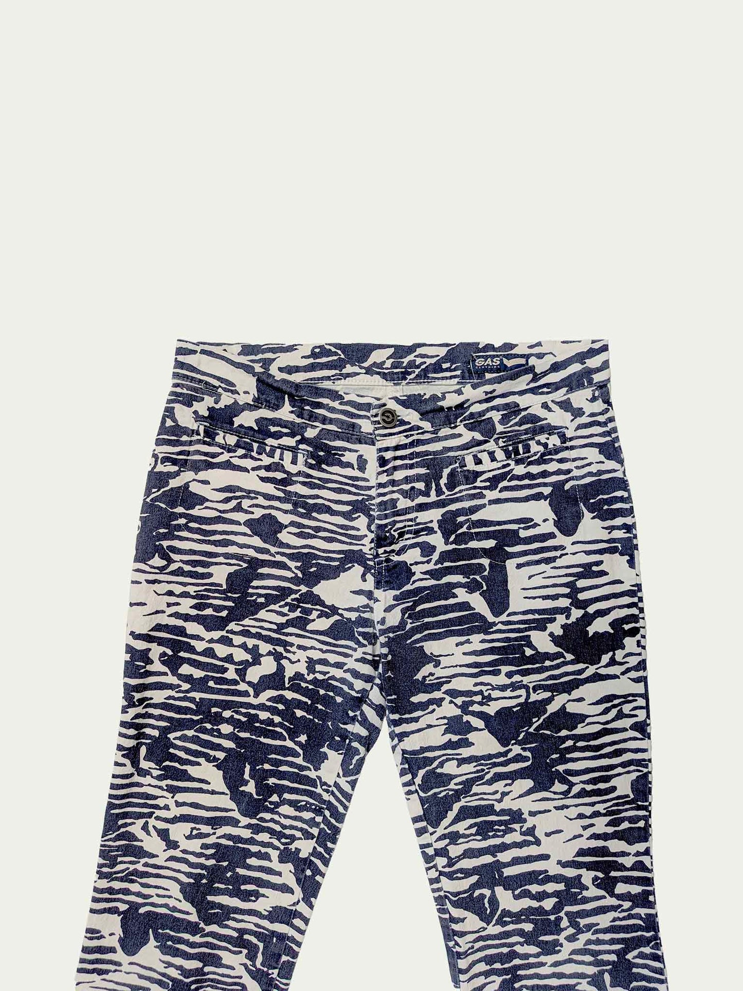 The GAS Blue & white Jeans