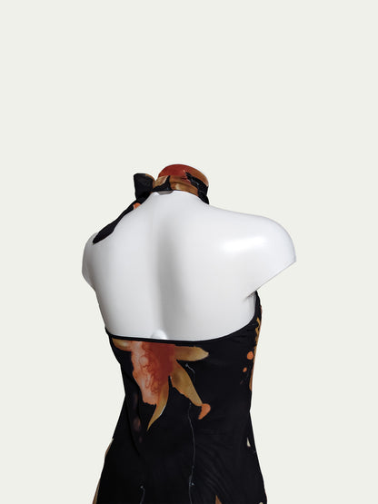 The Open-Back Collar Dress