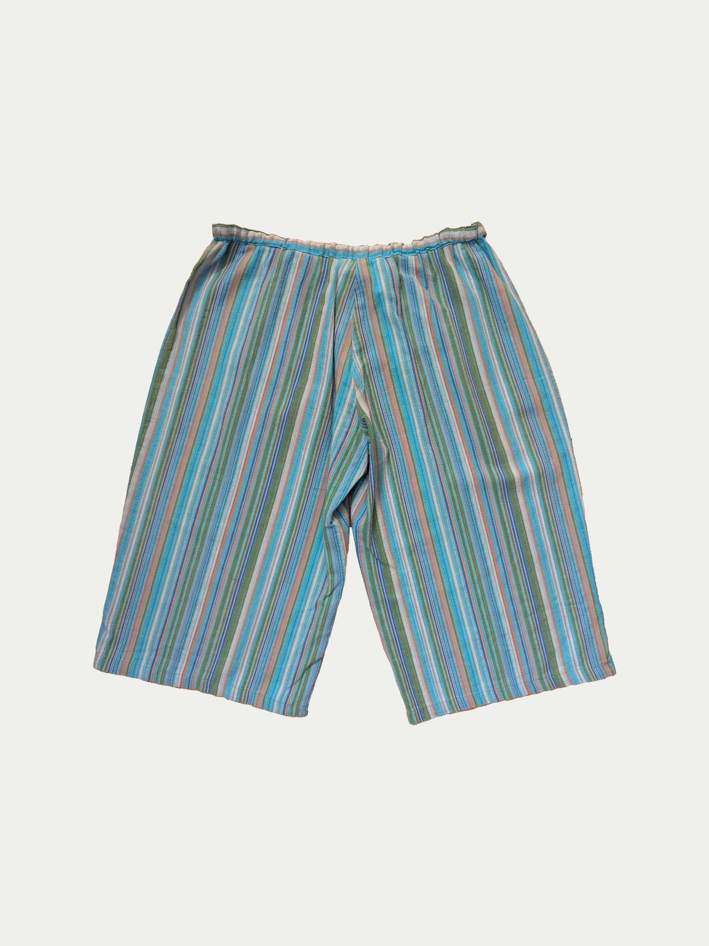 The Low-Rise Striped Bermudas