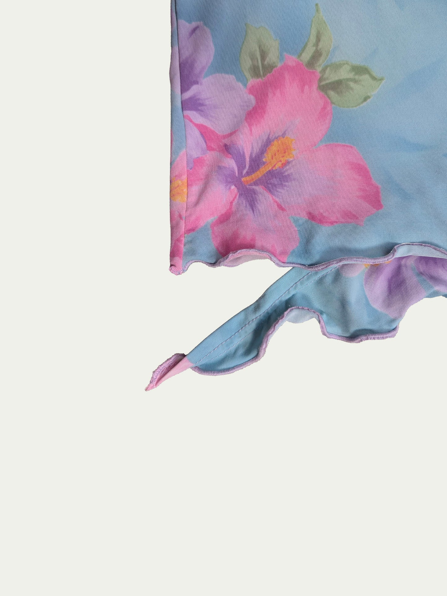 The Onyx Pastel Tie Top