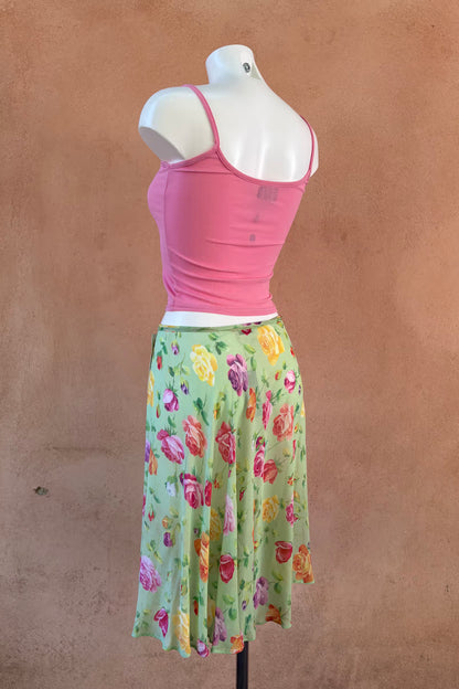 The Green Garden Wrap Skirt
