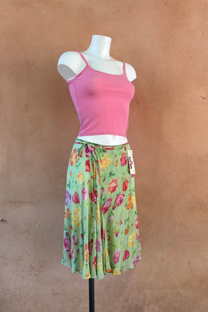 The Green Garden Wrap Skirt