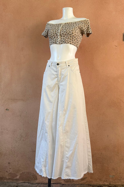 The White Wide-Leg Jeans