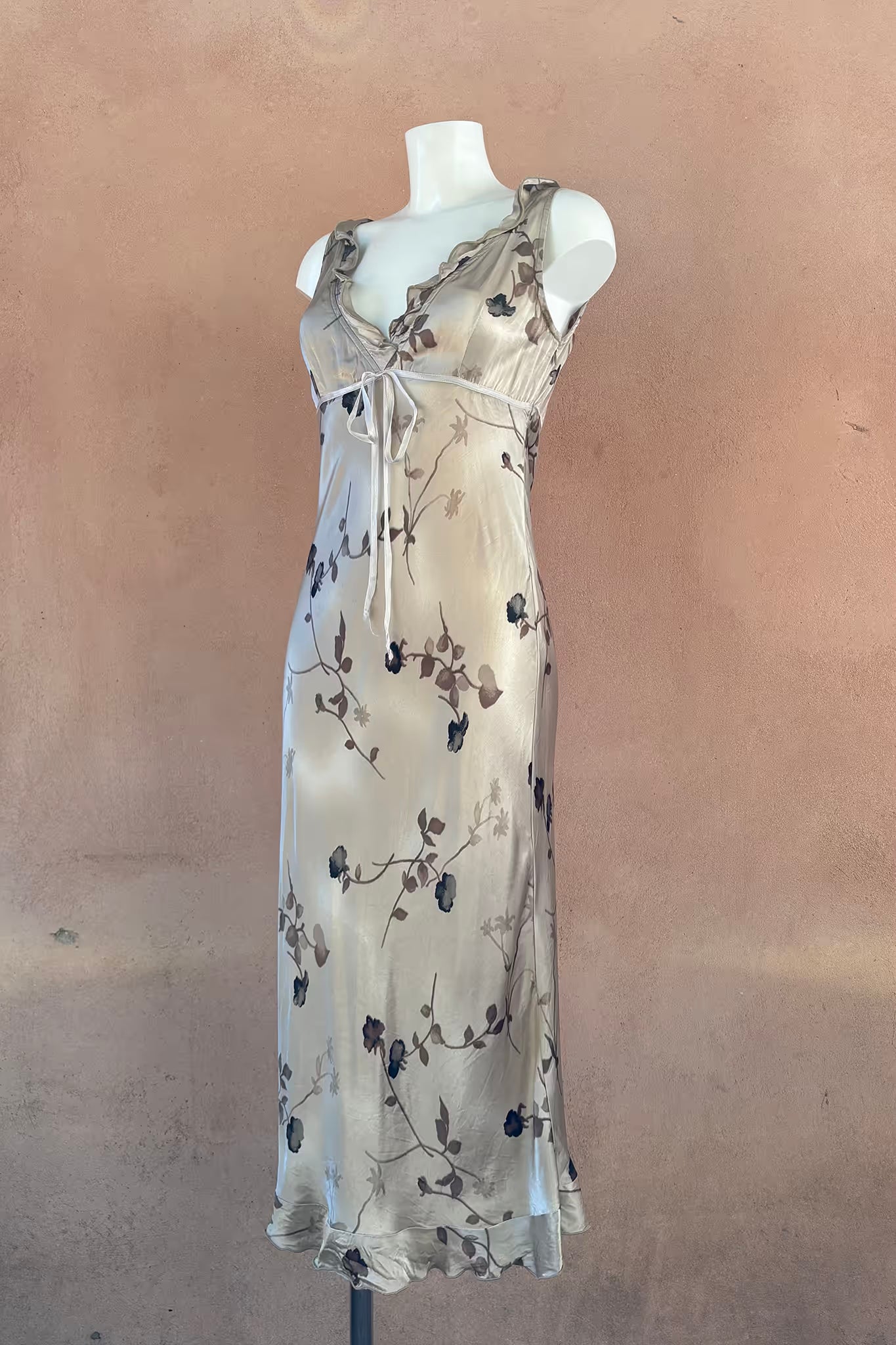 The Golden Dream Maxi Slip Dress