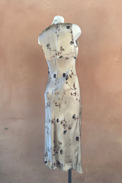 The Golden Dream Maxi Slip Dress