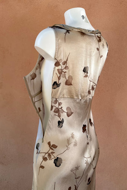 The Golden Dream Maxi Slip Dress