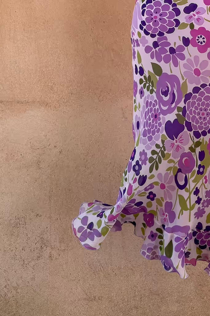 The Lavender Dream Silk Slip