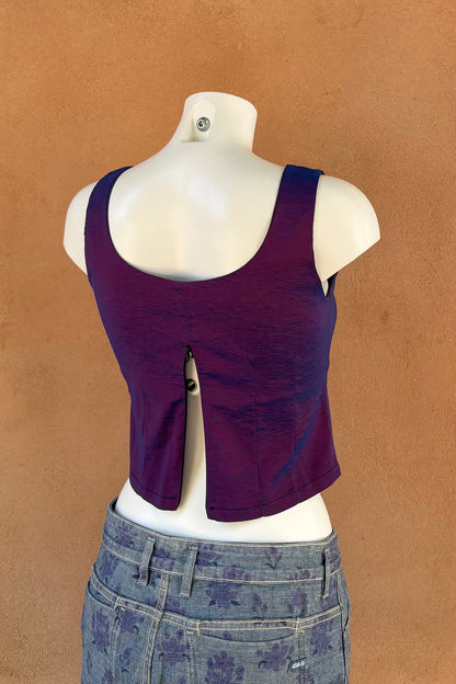 The Iridescent Corset Crop