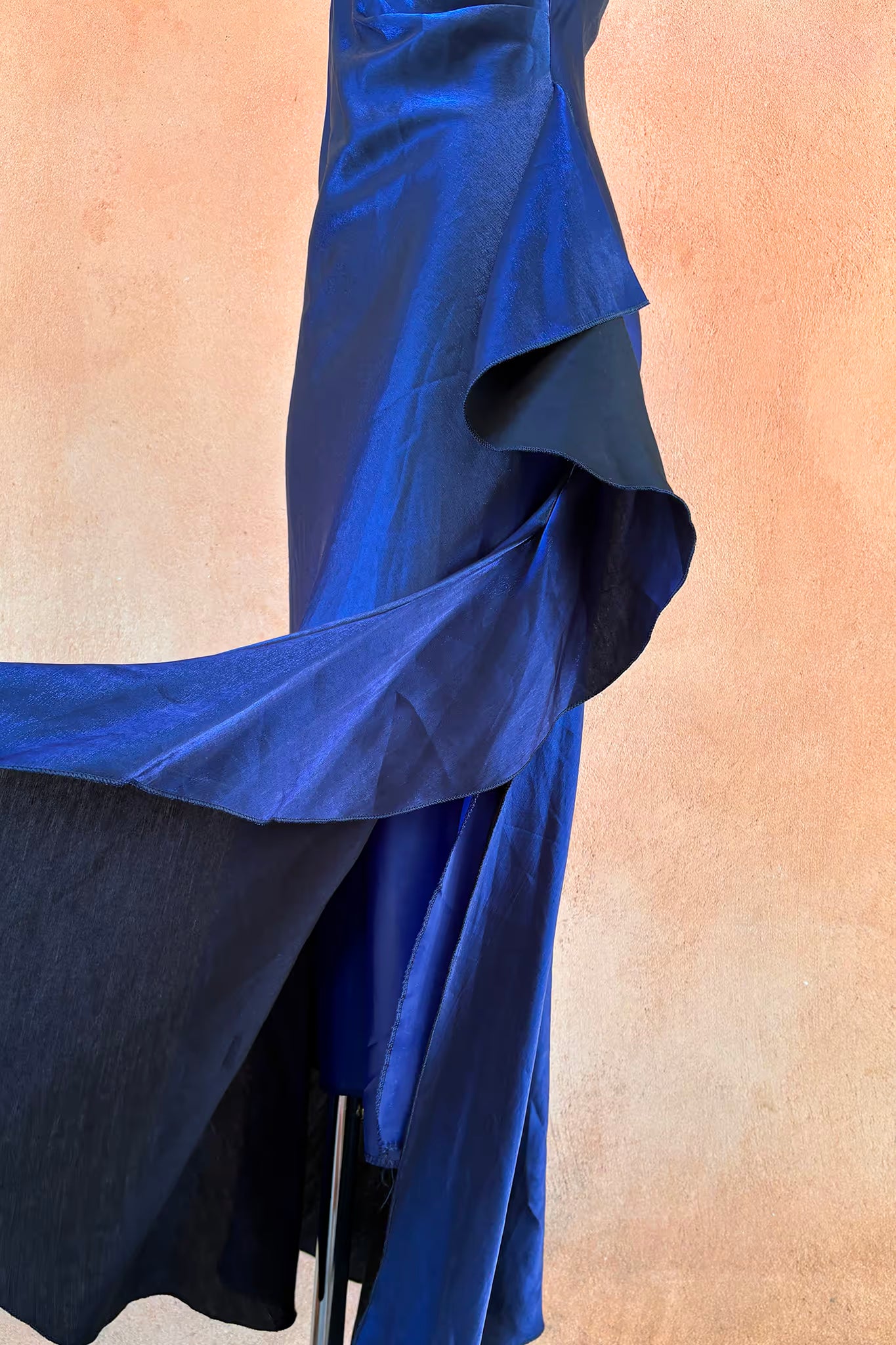 The Midnight Blue Taffeta Evening Dress