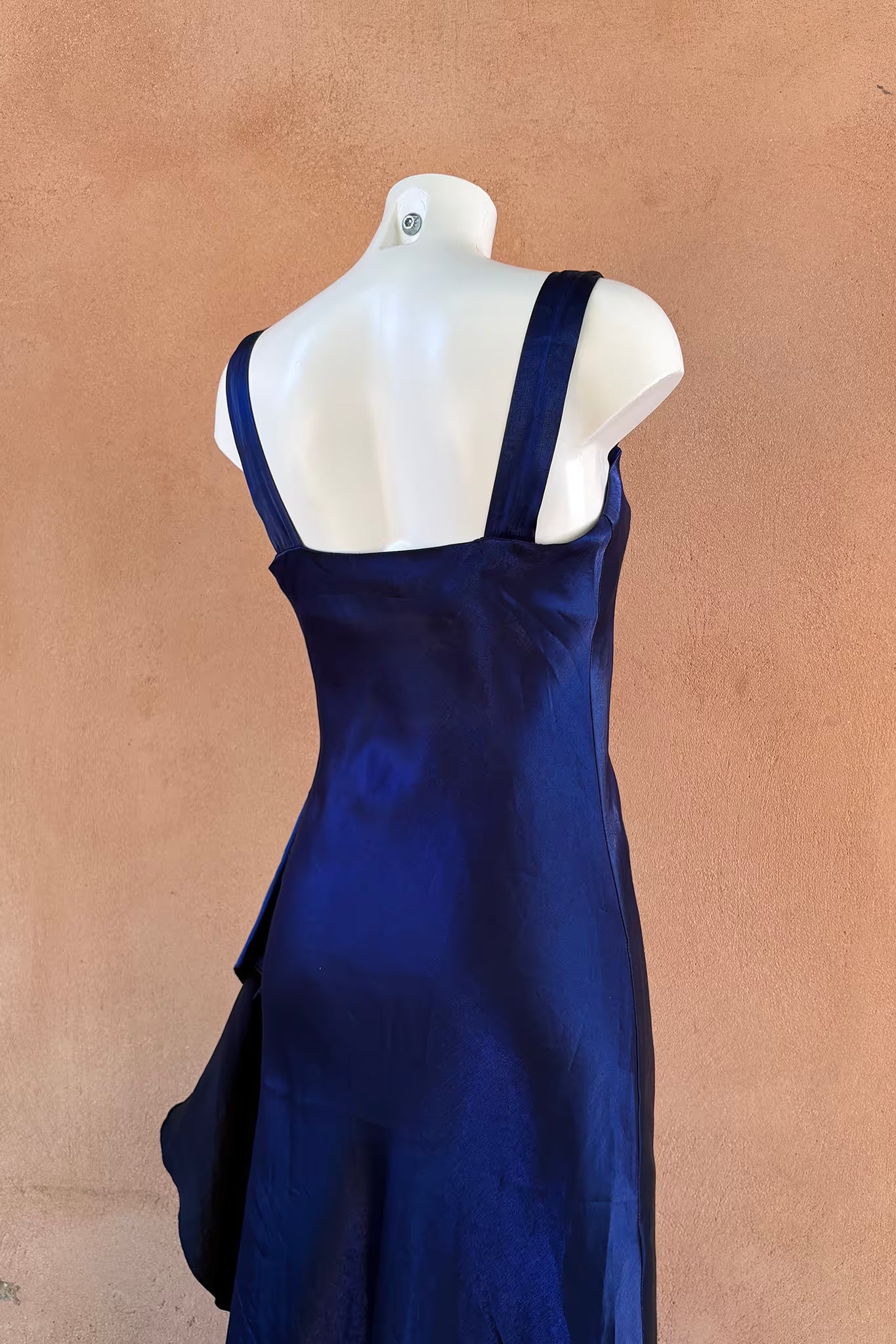 The Midnight Blue Taffeta Evening Dress