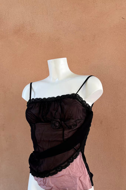 The Y2K Rose Corset Top