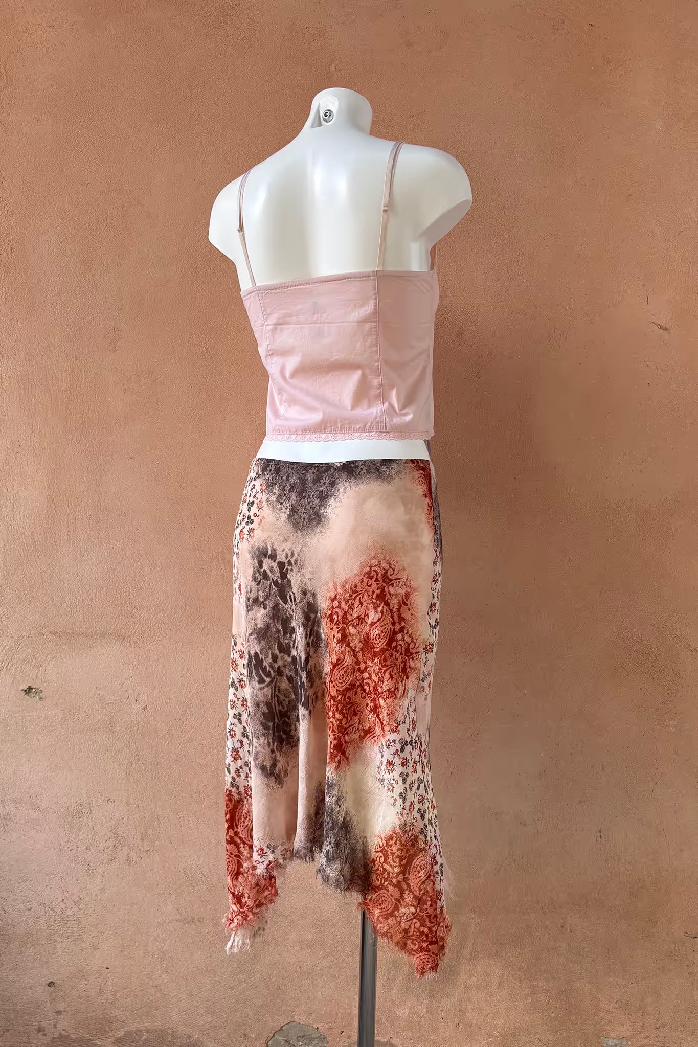 The Oriental Fringe Chiffon Skirt