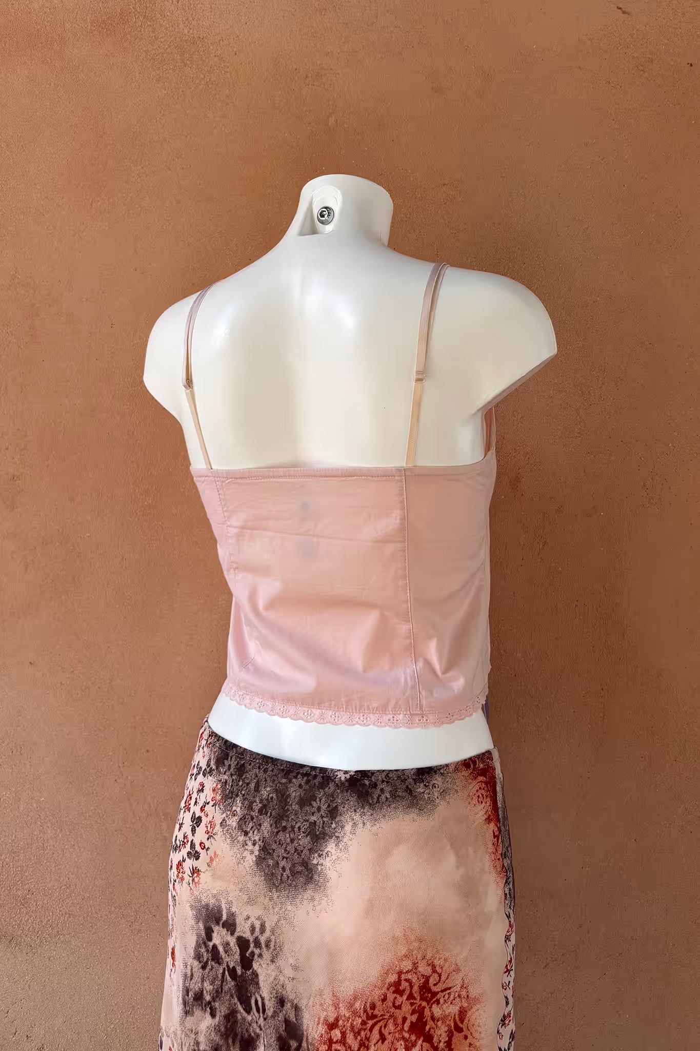 The Blush Lace Cotton Top