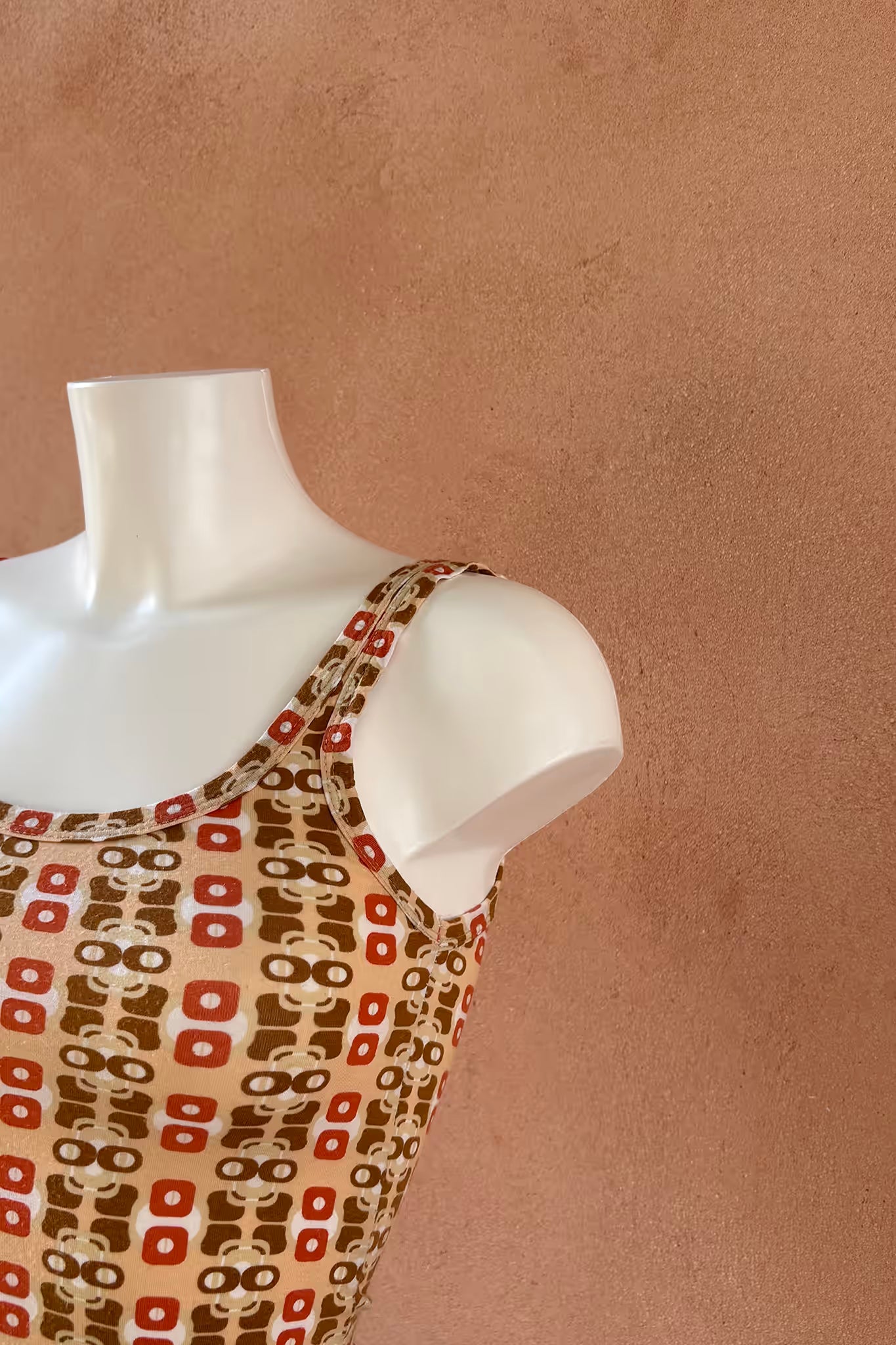 The Y2K Geometric Jersey Tank-Top