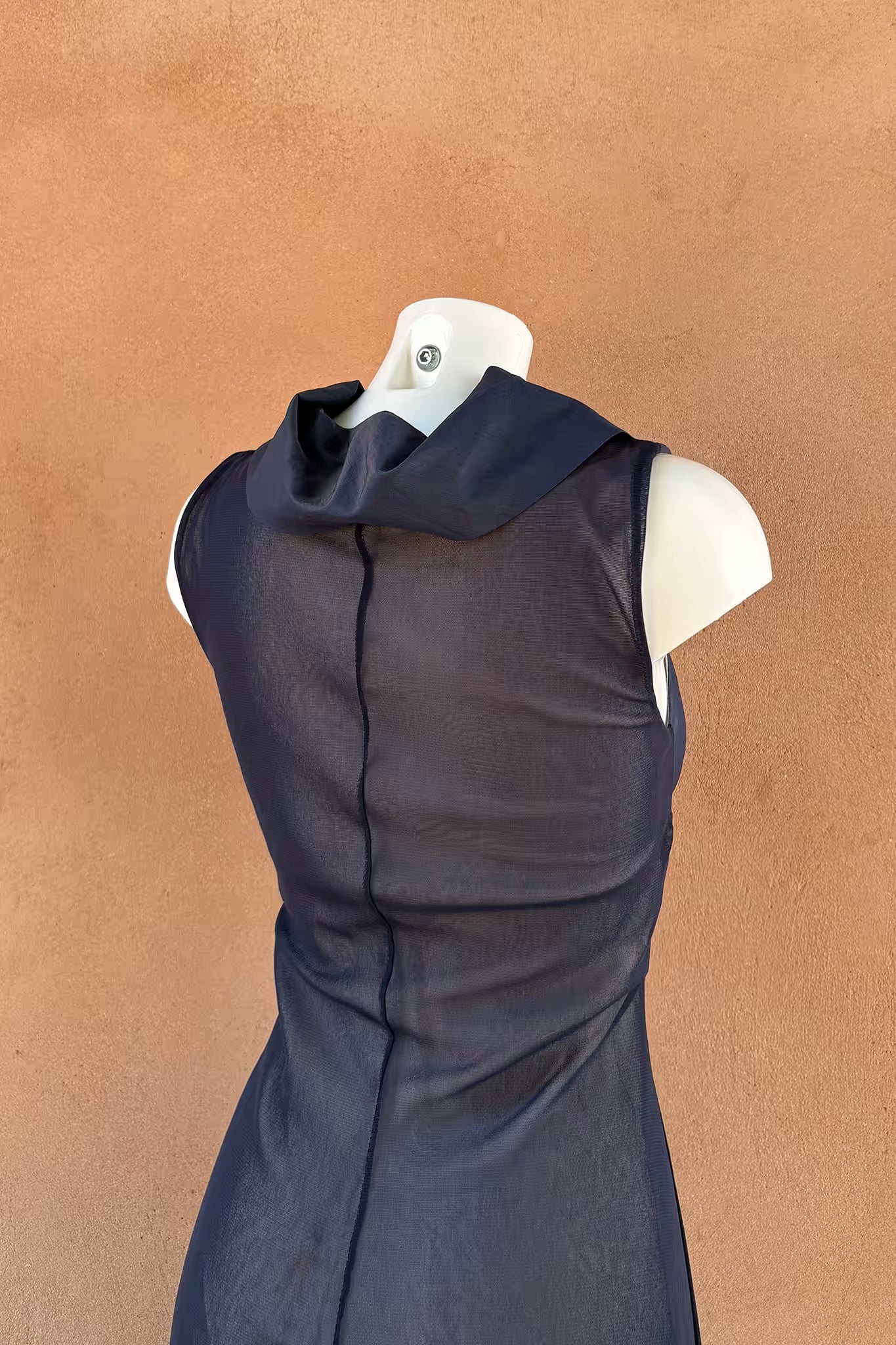 The Blue Taffeta Rose Y2K Dress