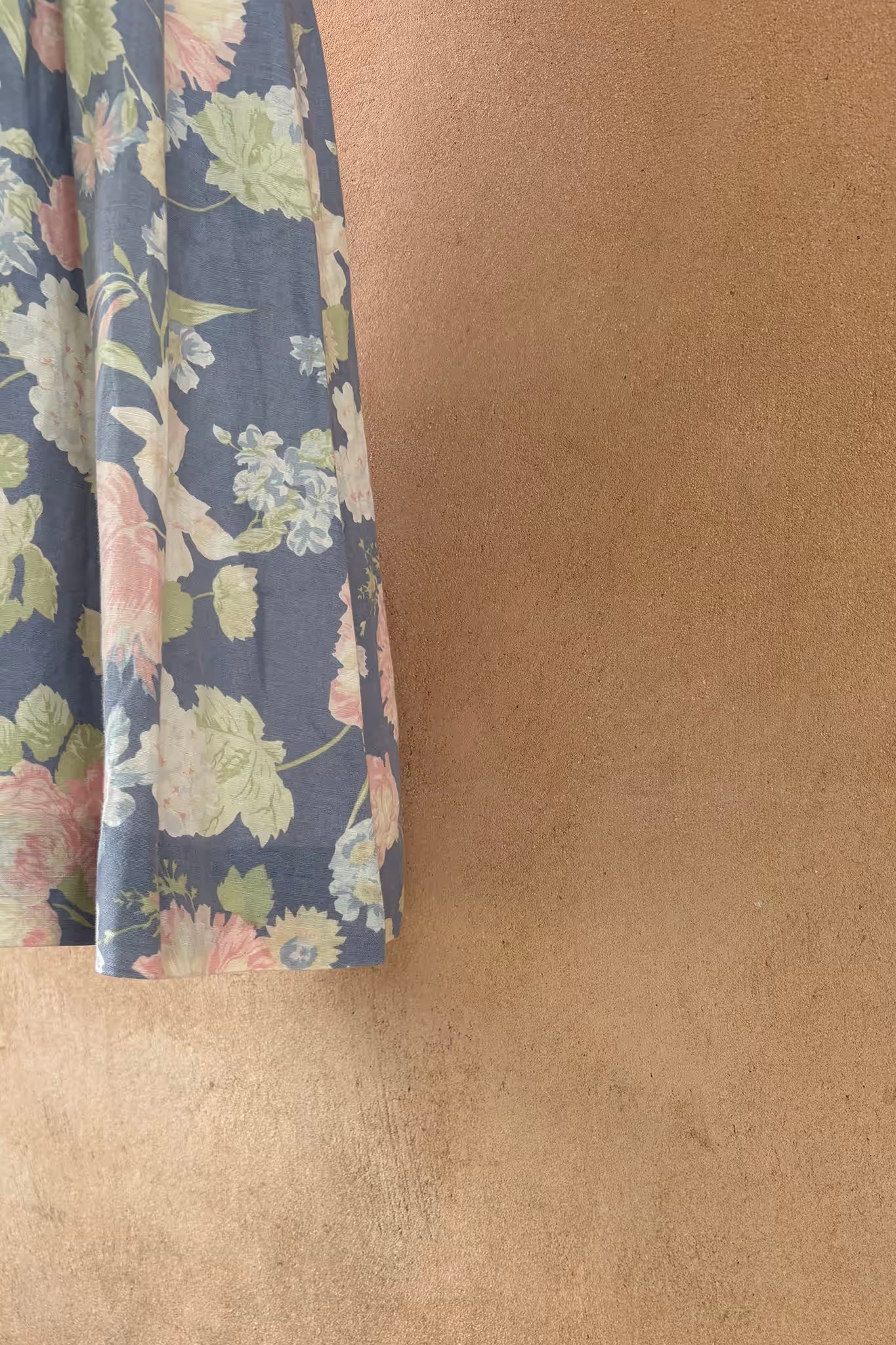 The 90s Pastel Blue Floral Dress