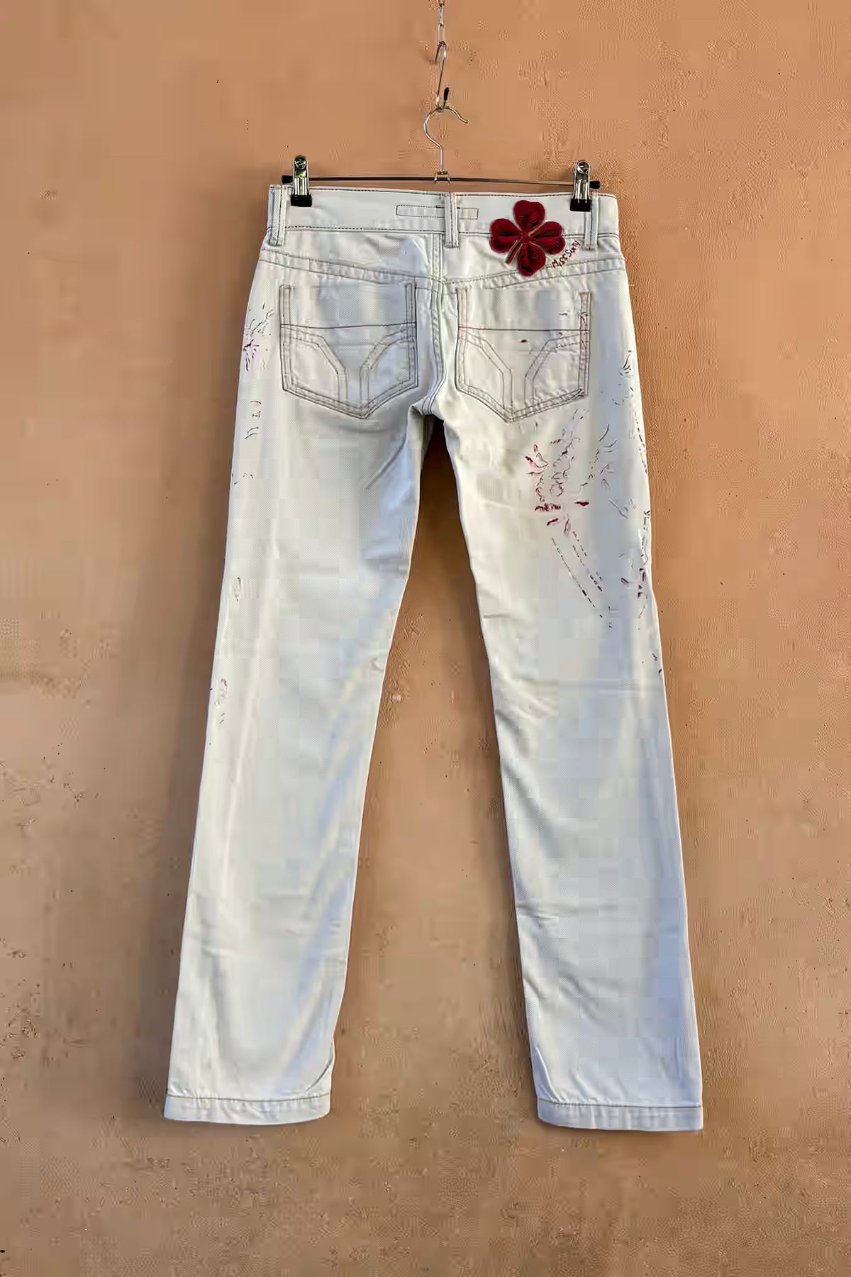 The Miss Sixty White Wash Y2K Jeans