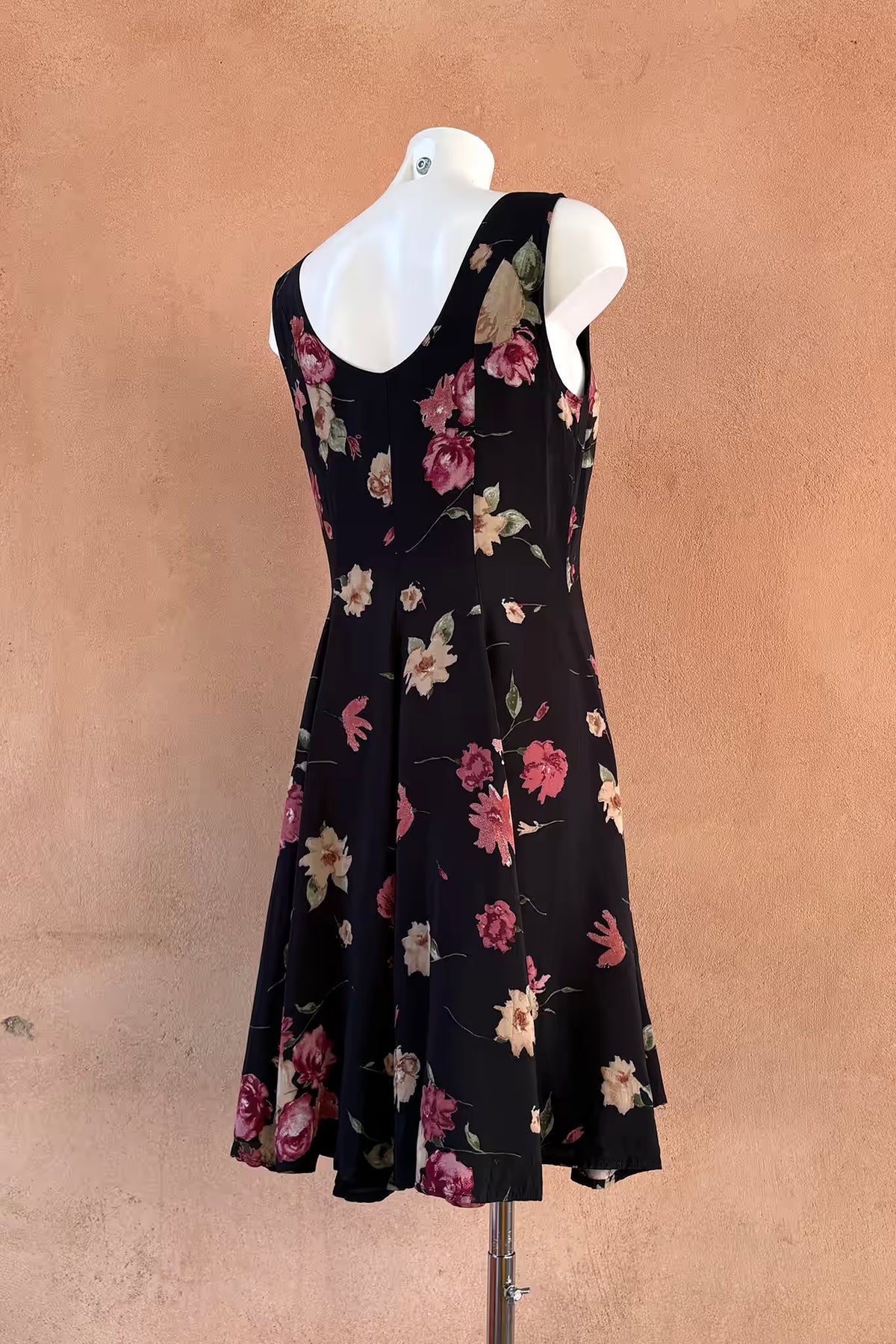 The 90s Floral Viscose Fit & Flare Dress