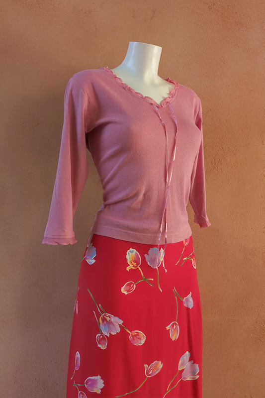 The Dusty Rose Cotton Top