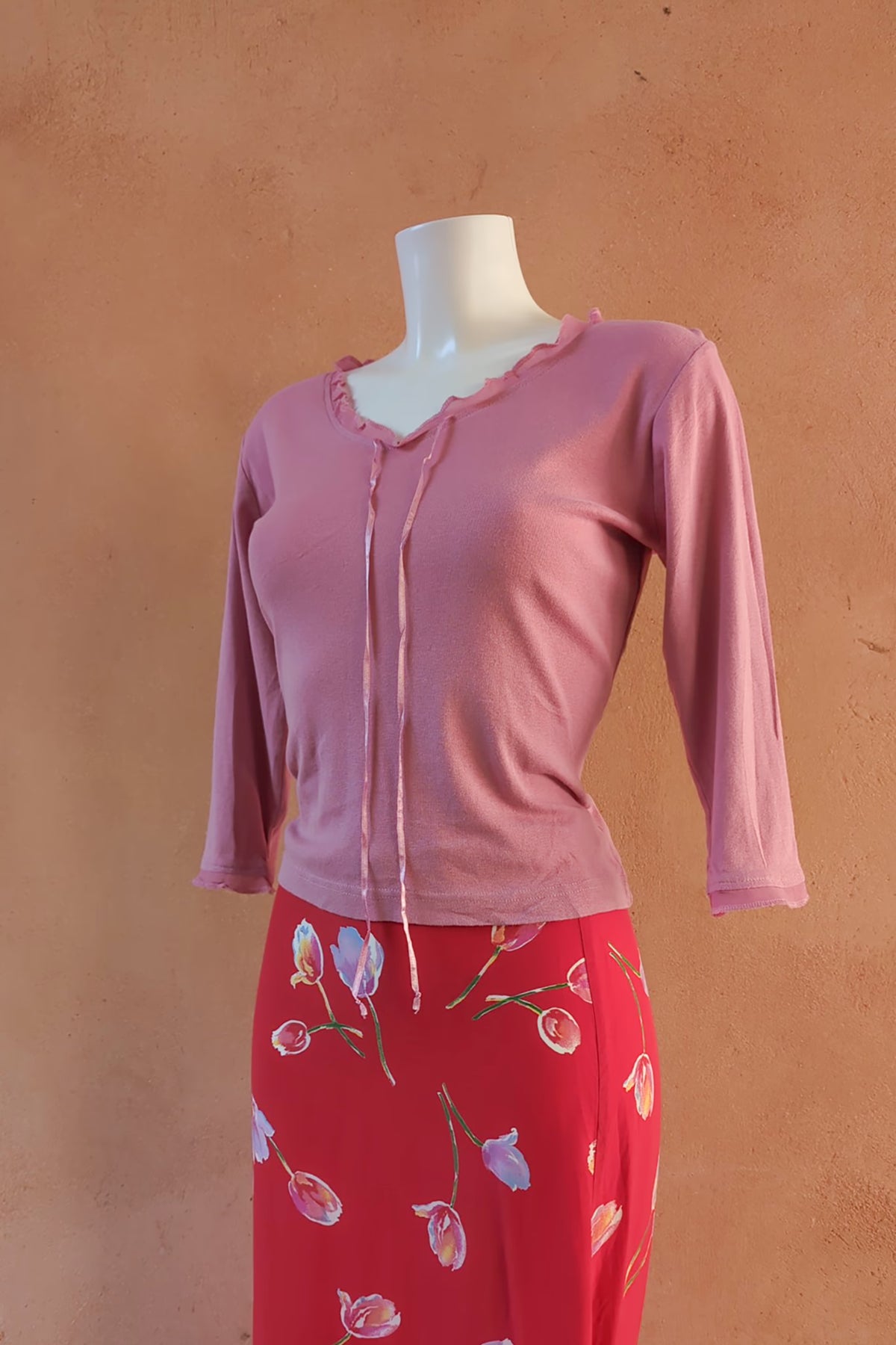 The Dusty Rose Cotton Top