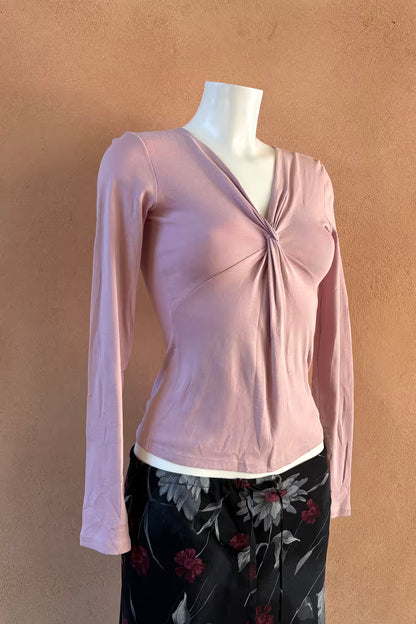 The Sisley Dusty Pink Cotton Top