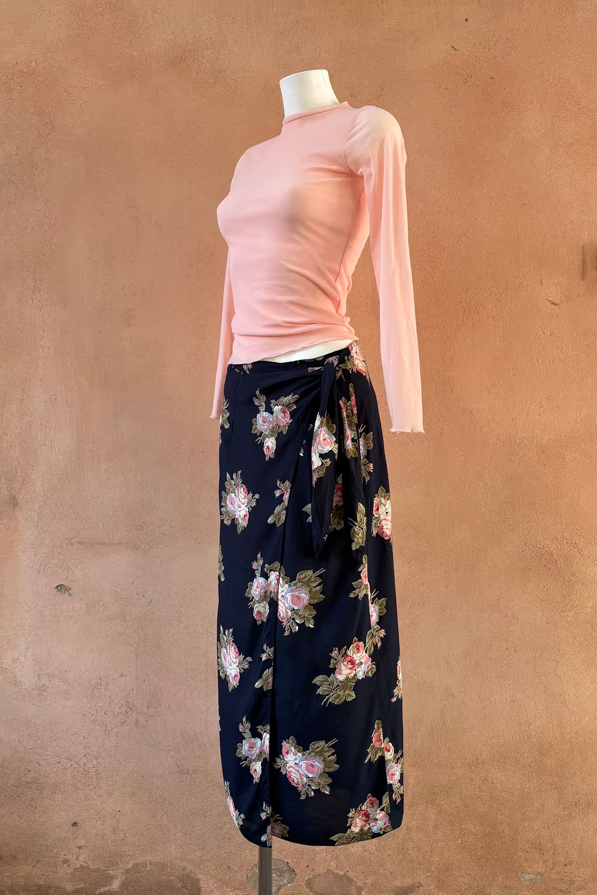 The Ella Cavalletti Blush Mesh Top