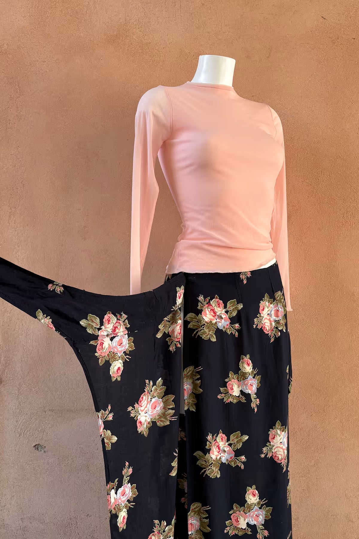 The Midnight Floral Maxi Wrap Skirt