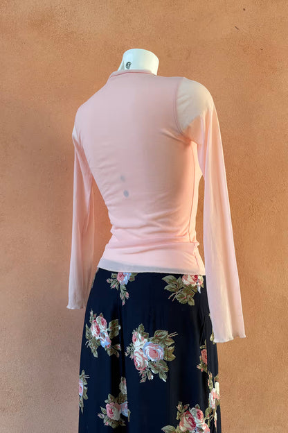 The Ella Cavalletti Blush Mesh Top
