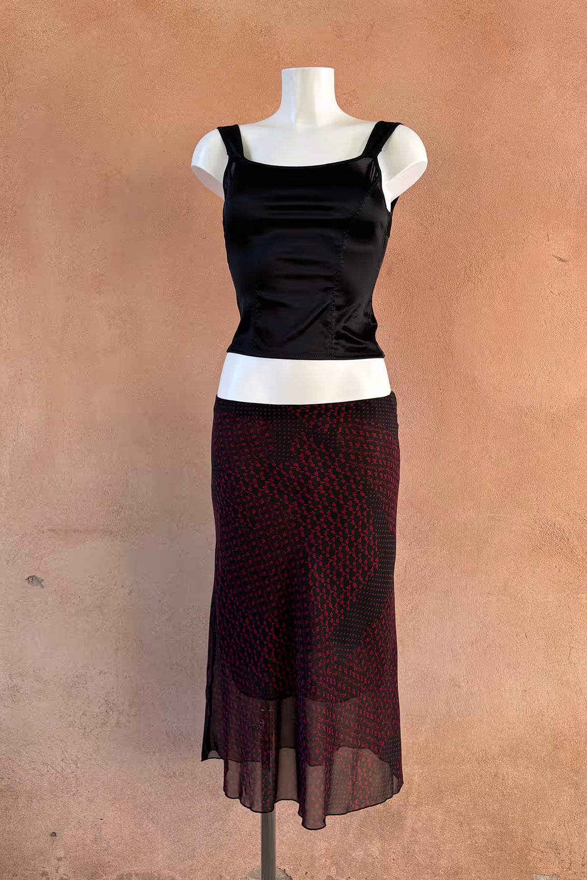 The Embroidered Sheer Corset Top