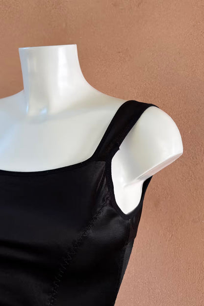 The Embroidered Sheer Corset Top