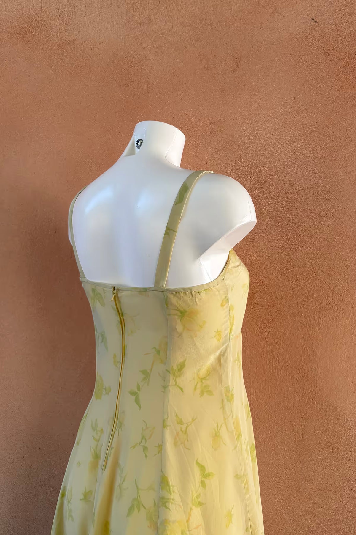 The Pastel Yellow Floral Summer Dress