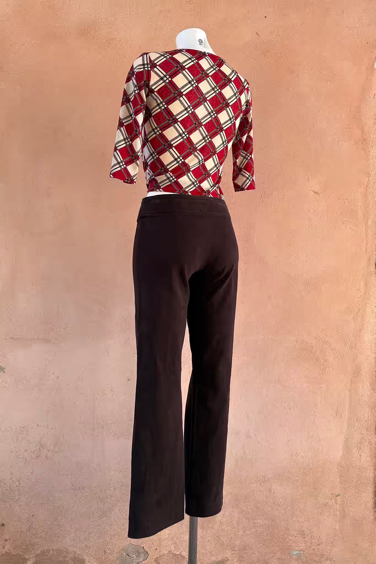 The Chocolate Brown Double Zip 90s Pants