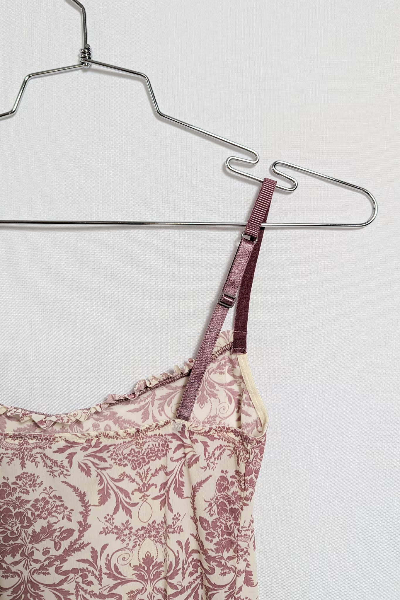 The Pink & Cream Elastic Tank Top