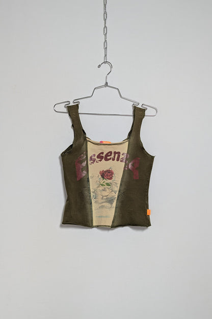 The Rose & Boat Cotton Tank Top