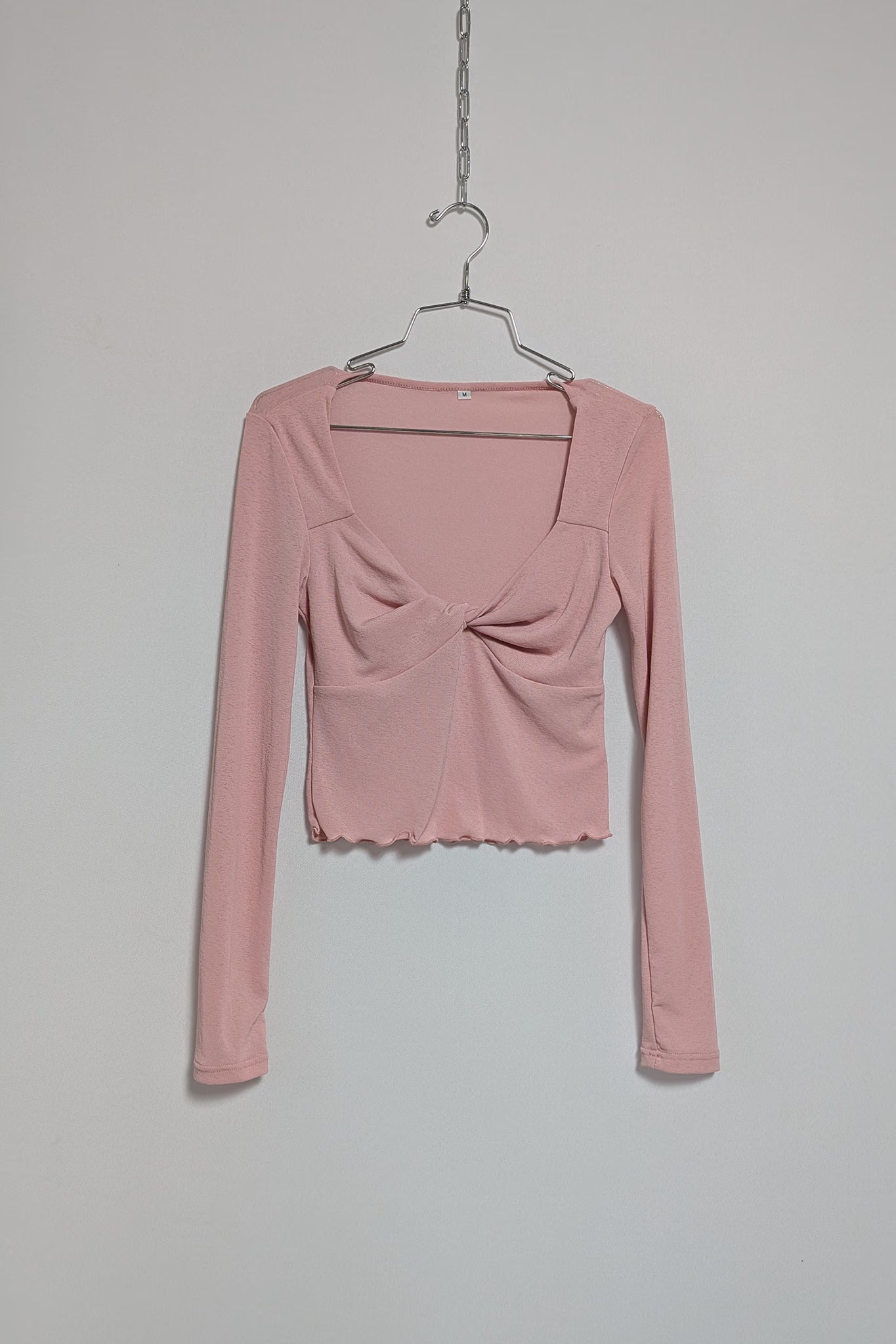 The Smokey-Pink Mesh Top