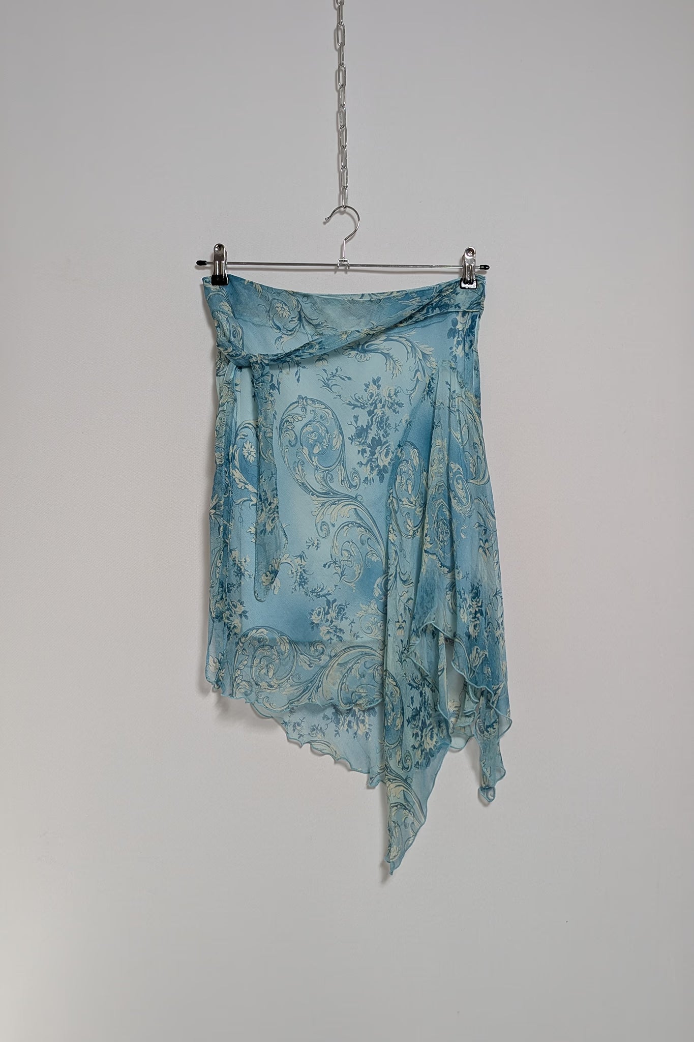 Oviesse Turquoise Silk Fairy Skirt