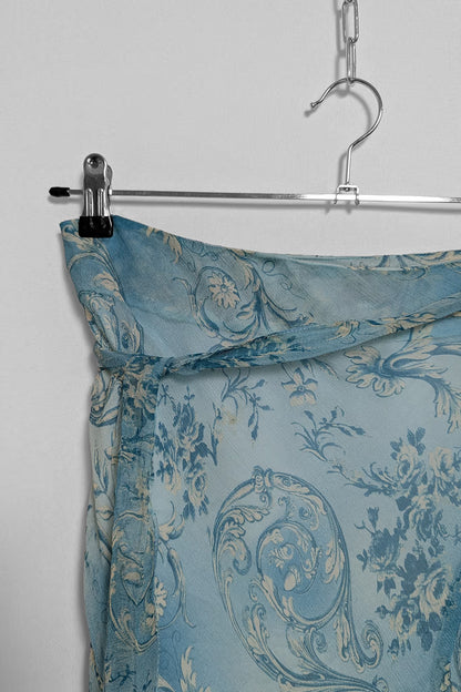 Oviesse Turquoise Silk Fairy Skirt