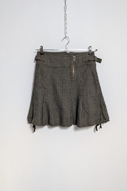 Max & Co Pleated Wool Mini Skirt